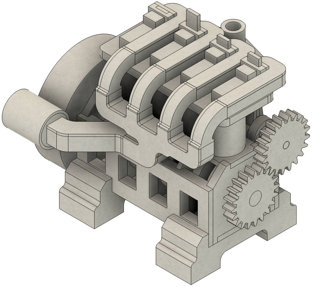 Inline 4 Paper Engine Template PDF
